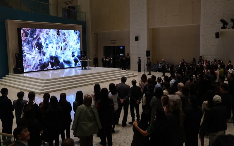 В Астане открылась выставка корейской медиахудожницы Хван Сонджон