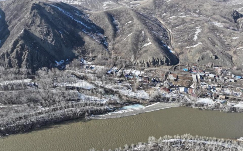 Паводки в Казахстане, вода, река, водохранилище