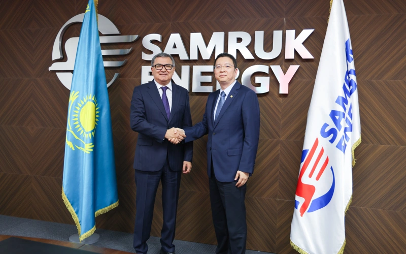 Kazakhstan’s Samruk Energy, China Energy International Group discuss joint projects in renewable energy sources 