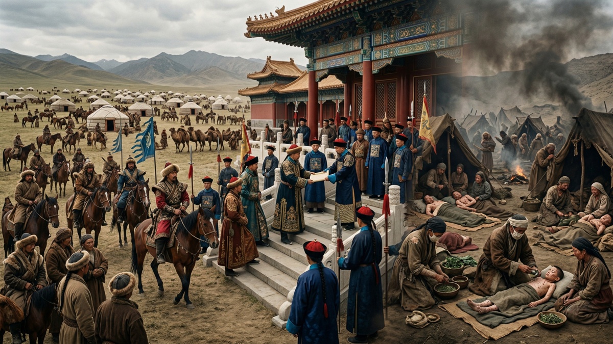 Қазақ ордасының елшіліктері және Цин империясының шешекпен күрес саясаты