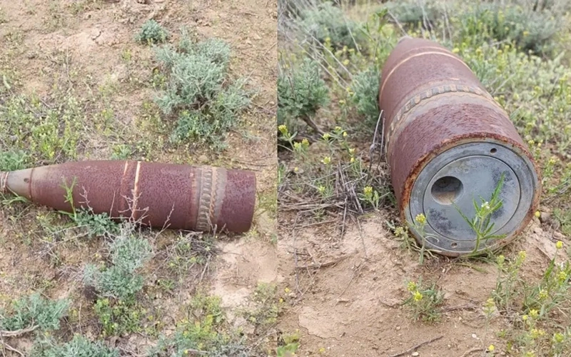 Неразорвавшийся боеприпас нашли близ Актау