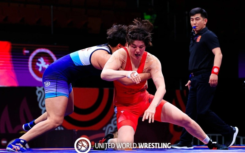 Kazakhstan’s Gulmaral Yerkebayeva earns bronze at Asian Wrestling Championships 