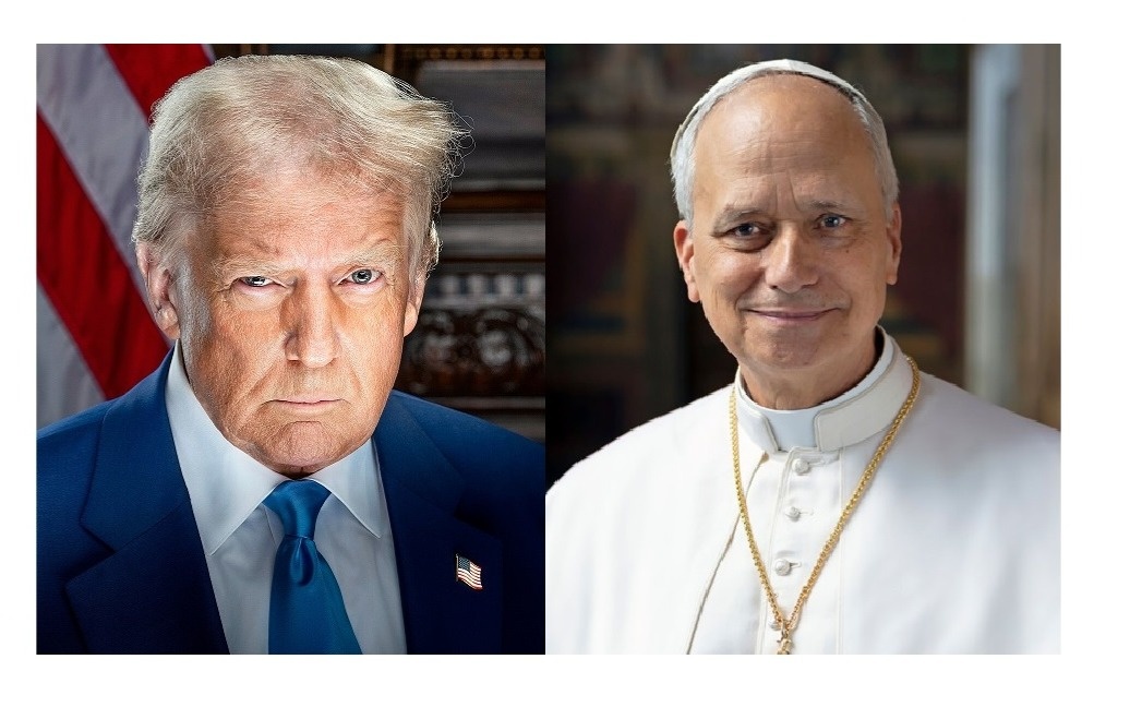 Трамп Рим Папасы Лев XIV-ті сынға алды