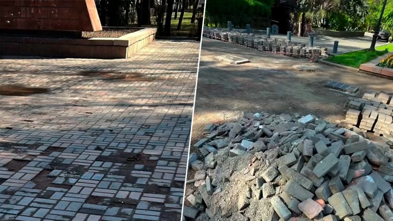 Almatyda 28 panfılovshy saıabaǵynyń buryn jóndelgen tósemtastary qaıtadan aýystyrylady