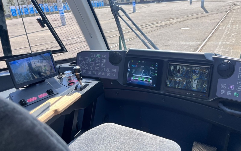 Новые трамваи вышли на линию в Павлодаре п