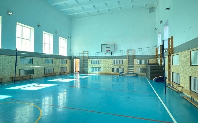 Спортивный зал в поселке Бескоспа