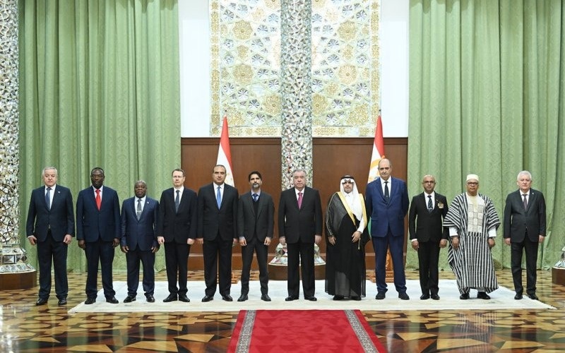 Tajik President receives credentials from foreign dignitaries