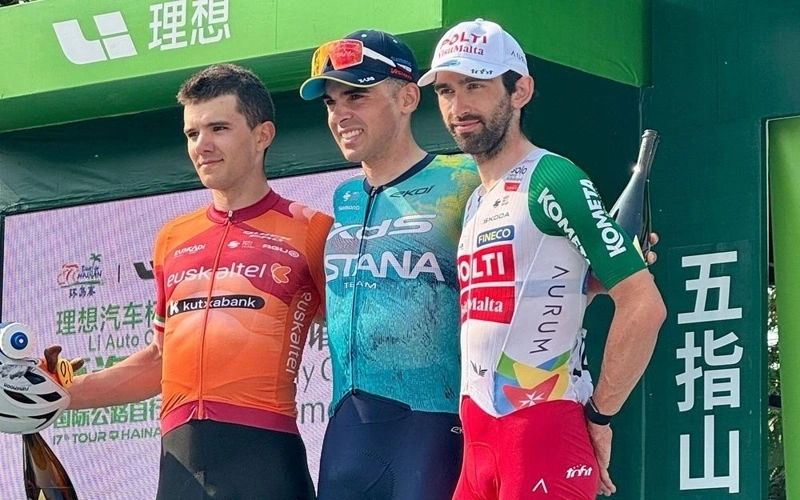 XDS Astana's Silva wins stage 2 of Tour of Hainan