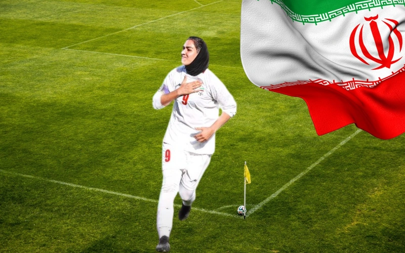 Iran, football captain, Australia asylum, Zahra Ghanbari 