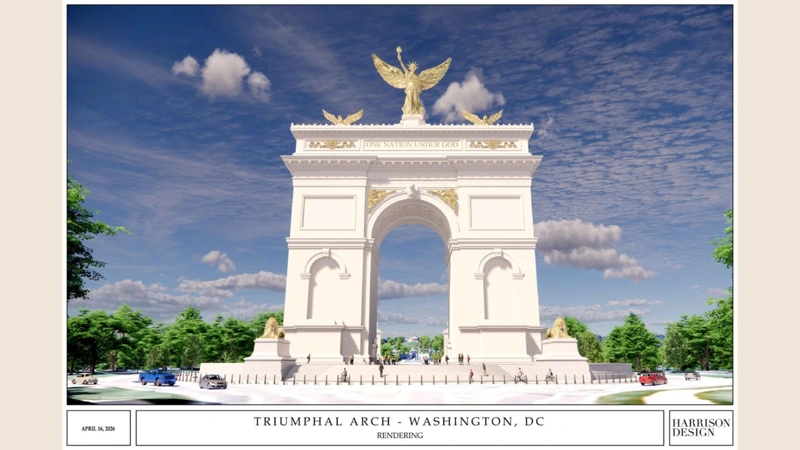 New details unveiled for Trump’s Triumphal Arch