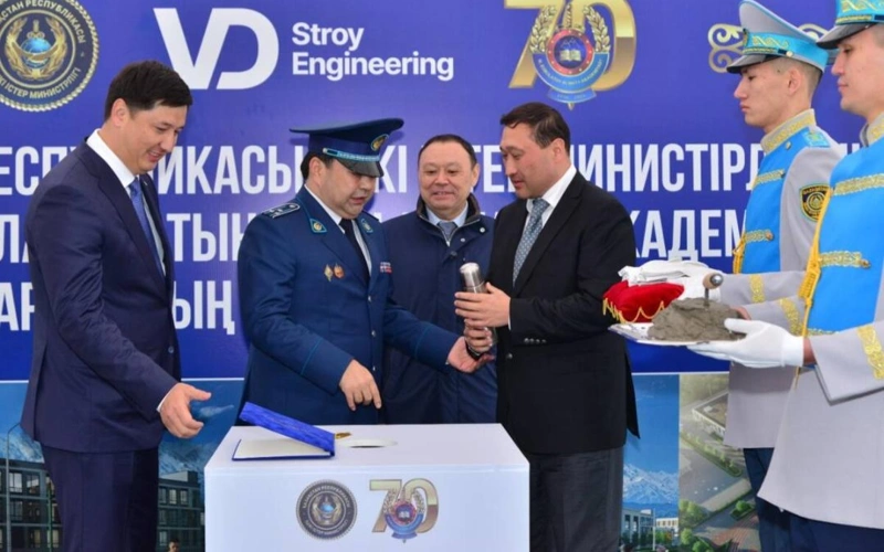 Almatyda ІІM-niń jańa akademııasynyń qurylysy bastaldy