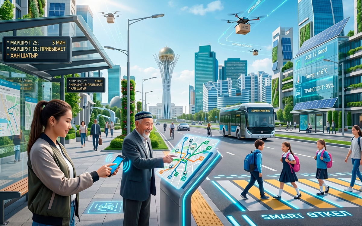 «Ақылды қала» жобасы адамдардың өміріне қалай әсер етеді