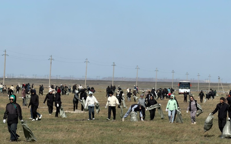 Экологическая акция &laquo;Таза Қазақстан&raquo; собрала 1000 горожан в Кокшетау