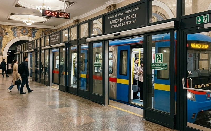 Установка платформенных дверей в метро Алматы оценена в миллиарды тенге