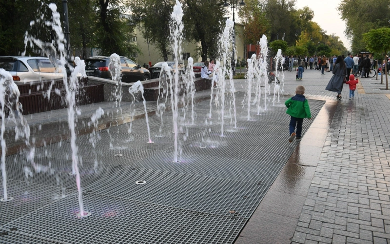 фонтан в Алматы