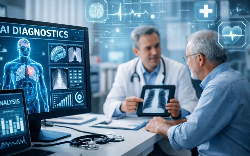 74% of EU states use AI in health services to make diagnosis