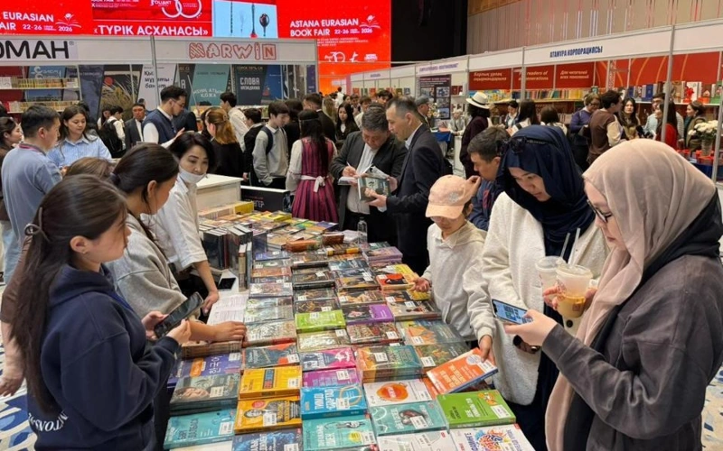 «Astana Eurasian Book Fair – 2026»: elordada halyqaralyq kitap kórmesi ótip jatyr