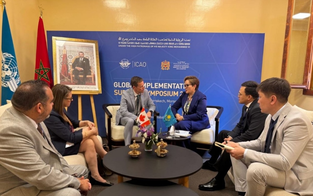 Салтанат Томпиева Канаданың авиациялық билік өкілдерімен кездесу өткізді