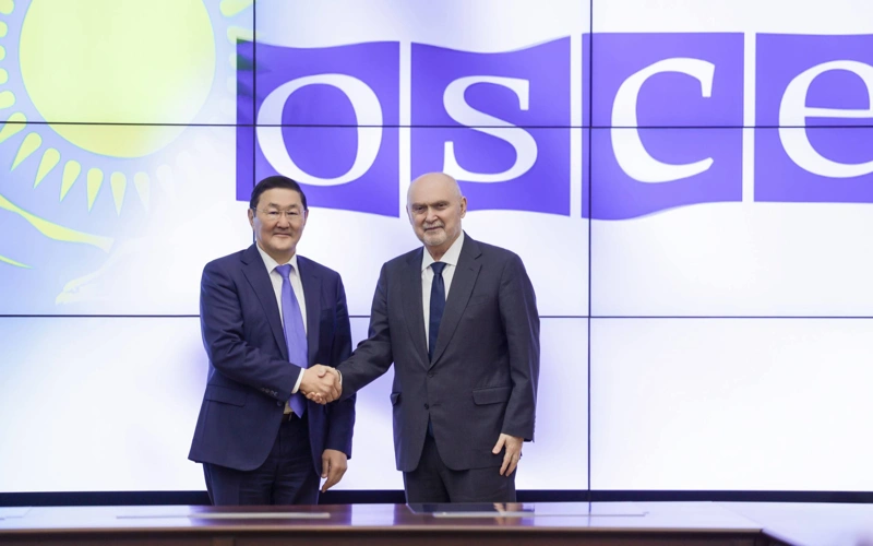 Kazakhstan, OSCE strengthen cooperation against transnational crime