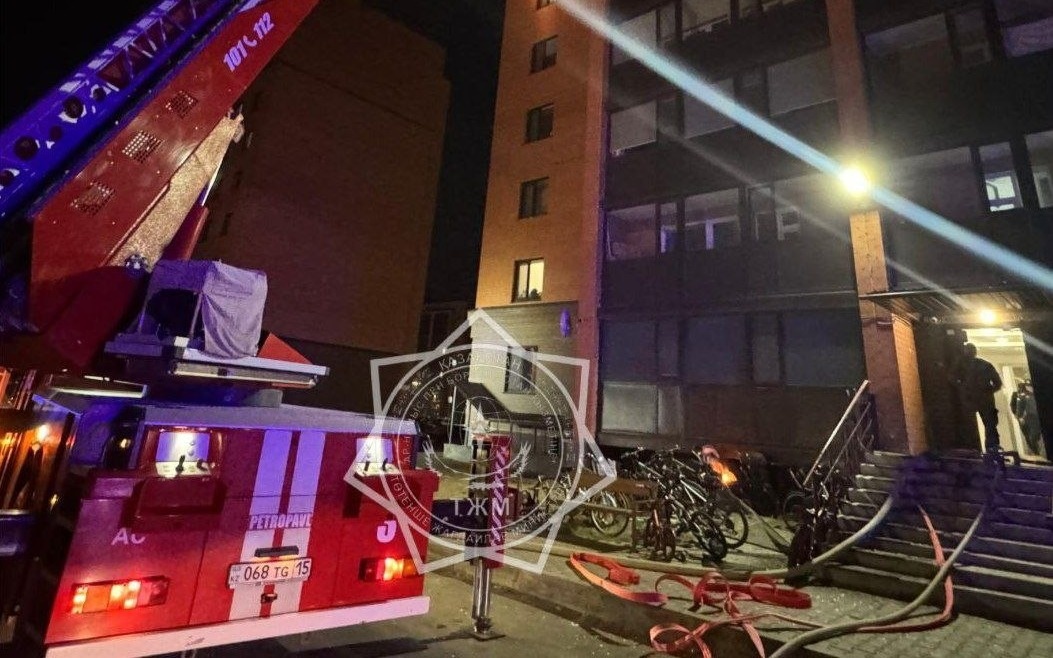 Петропавлда өрт шыққан үйден 100-ден астам адам эвакуацияланды
