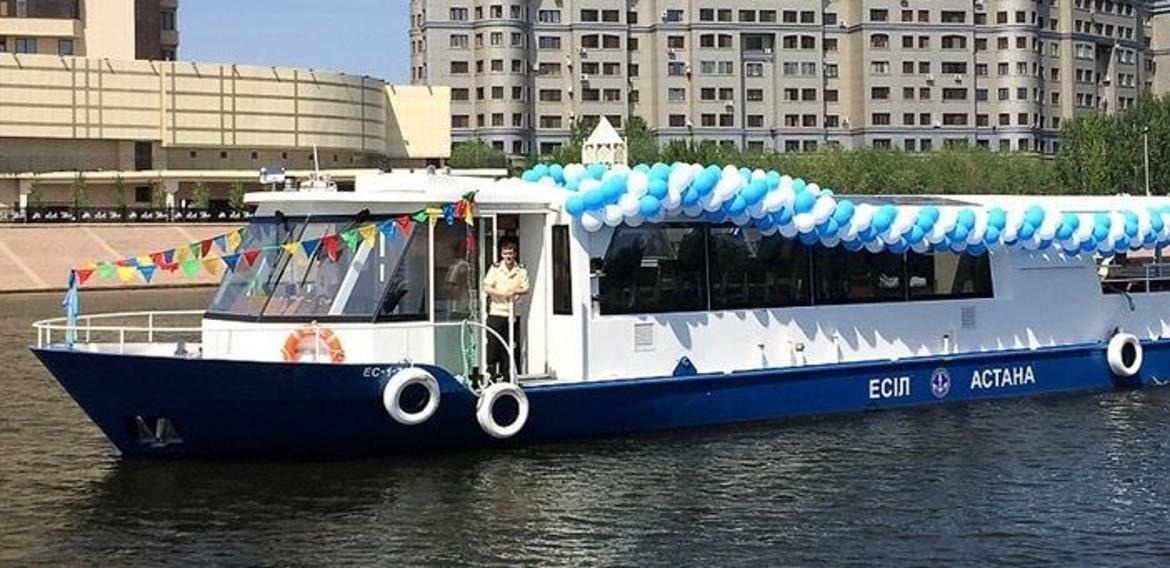 Астанада Есіл өзенінде теплоходпен серуендеу қашан басталады