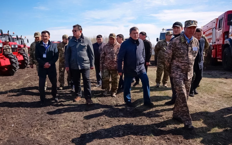 Канат Бозумбаев проверил готовность СКО к паводкам