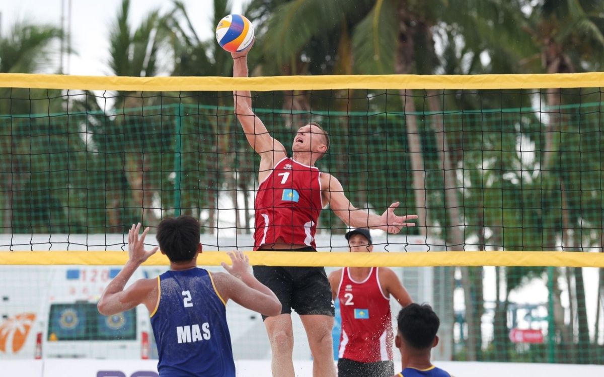 Жағажай Азиадасы-2026: қазақстандық волейболшылар тағы жеңіске жетті