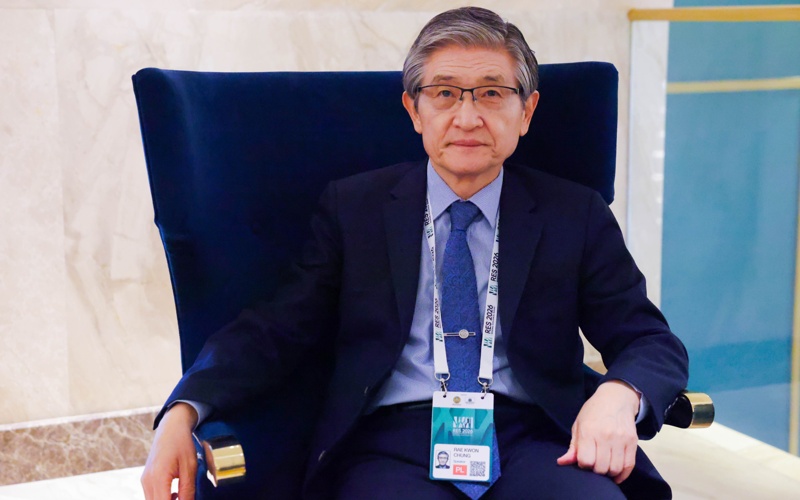 Former advisor to the UN Secretary-General on climate change, Nobel Peace Prize laureate, Rae Kwon Chung 