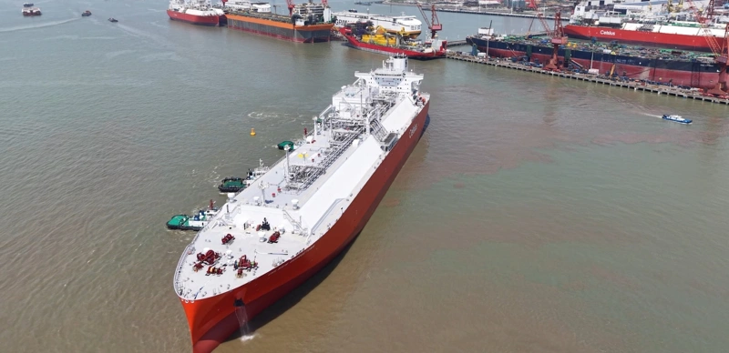 China delivers largest domestically built LNG carrier