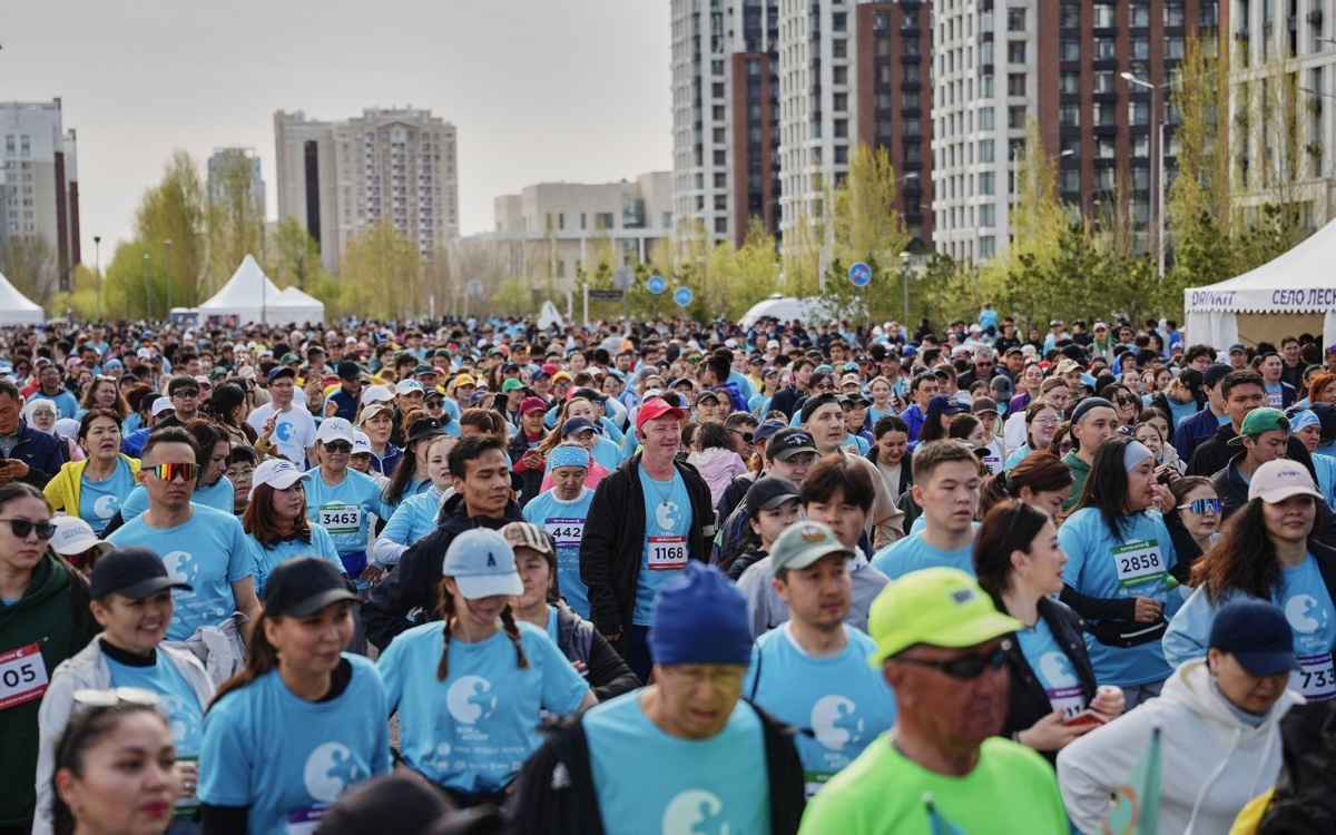 Run for Autism жарысына Қазақстанның 26 қаласынан 5 мыңнан астам адам қатысты