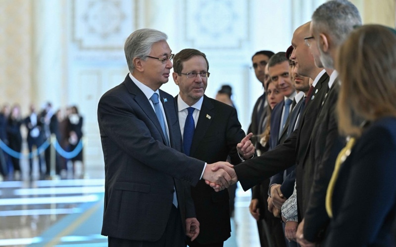 Akorda hosts official ceremony for Israeli President