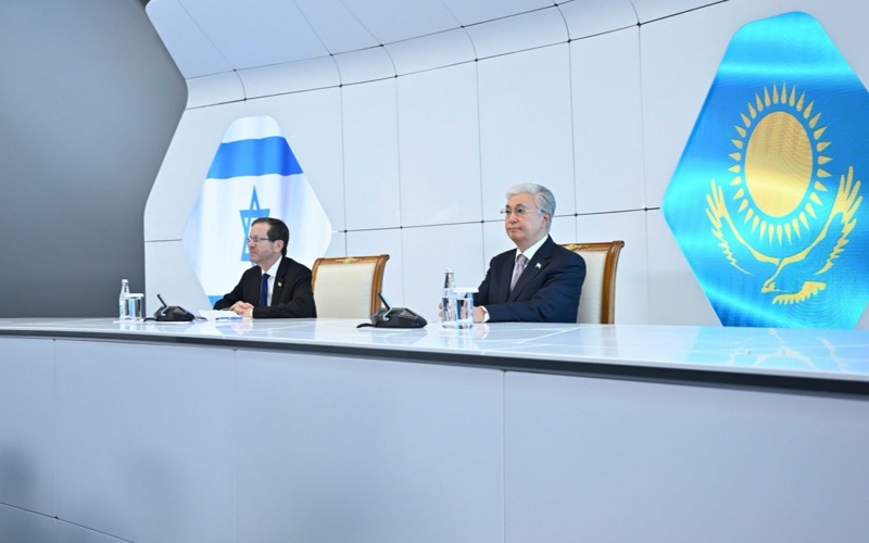 Kassym-Jomart Tokayev and Isaac Herzog visit Alem.ai &nbsp;