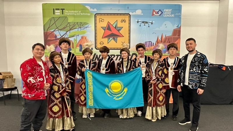 Kazakh School Students Become Absolute UK Champions in Robotics