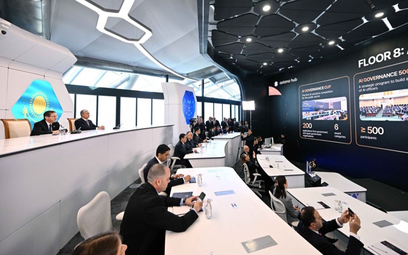 Kassym-Jomart Tokayev and Isaac Herzog visit Alem.ai &nbsp;