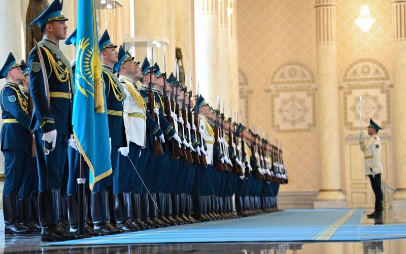 Prime Minister of the Czech Republic arrives at Akorda Palace