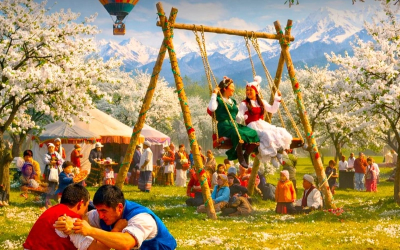 Jetisý oblysynda Sıvers alma aǵashynyń gúldeýine arnalǵan festıval ótedi