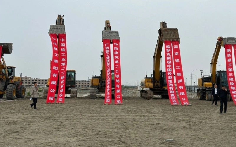 Kazakhstan starts construction of major trade and logistics complex at Khorgos