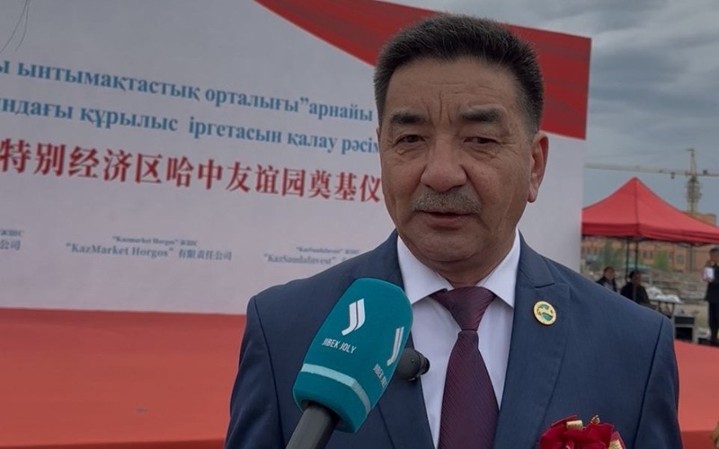 На&nbsp;казахстанской стороне Хоргоса начато строительство торгово-логистического комплекса
