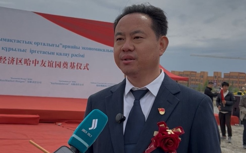 На&nbsp;казахстанской стороне Хоргоса начато строительство торгово-логистического комплекса