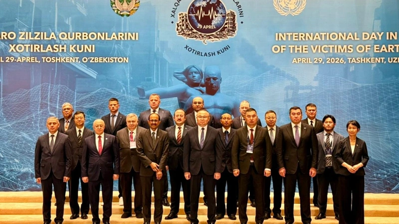 Tashkentte Halyqaralyq zilzala qurbandaryn eske alý kúnine arnalǵan konferentsııa ótip jatyr