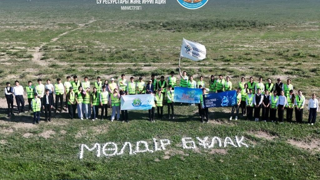 «Мөлдір бұлақ» экологиялық акциясы: Жамбыл облысында Жетібай ауылының тұрғындары бұлақ көздерін ашты