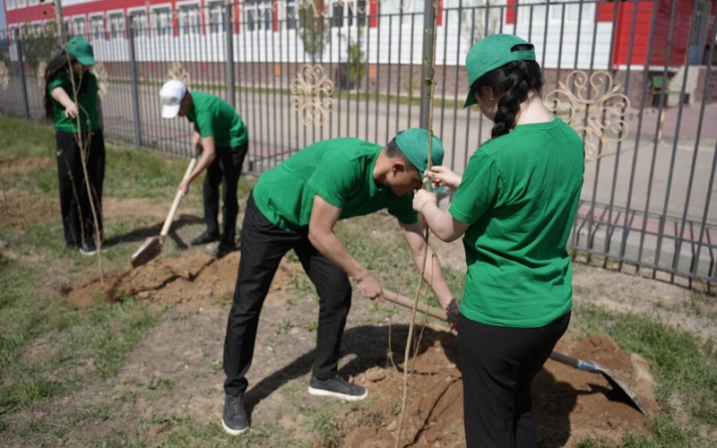 Ұлытауда &laquo;Түлектердің ағаш егу&raquo; эко-челленджі өтті