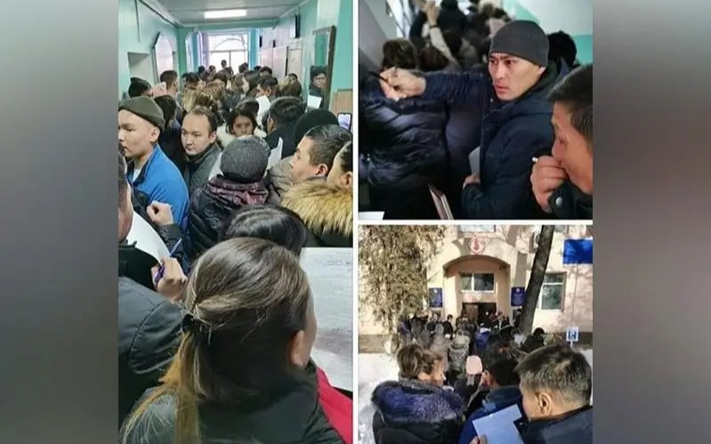 Almaty residents line up to donate blood for plane crash victims, Bek Air