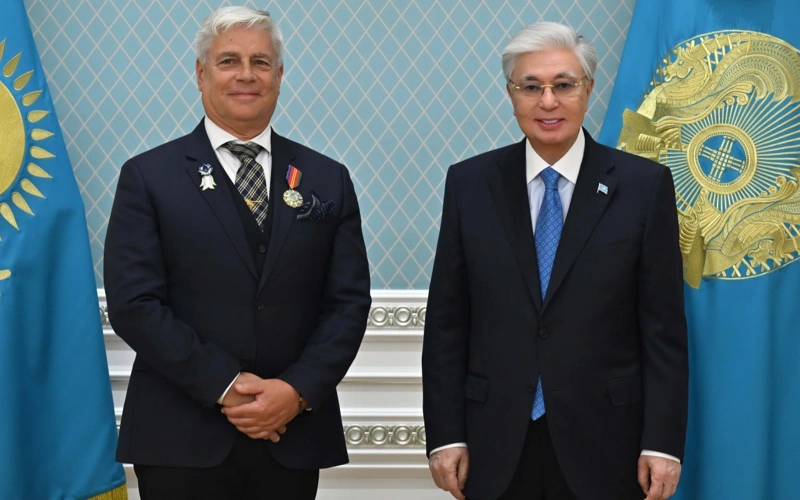 Kazakh President awards Dostyq Order to head of FCI