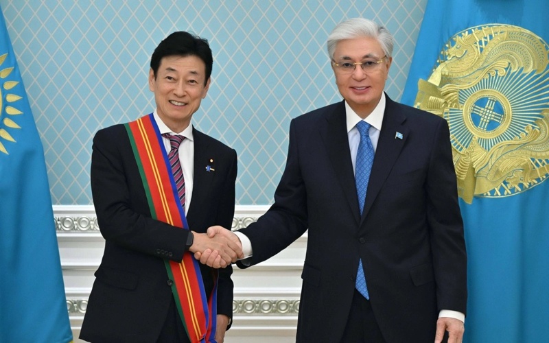 President Tokayev receives Chairman of Japan-Kazakhstan Parliamentary Friendship League