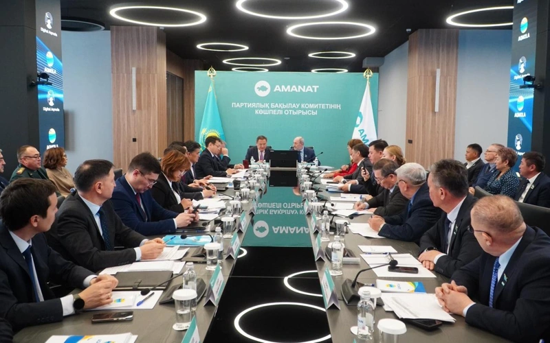 В Кокшетау прошло совещание по реализации Дорожной карты партии AMANAT