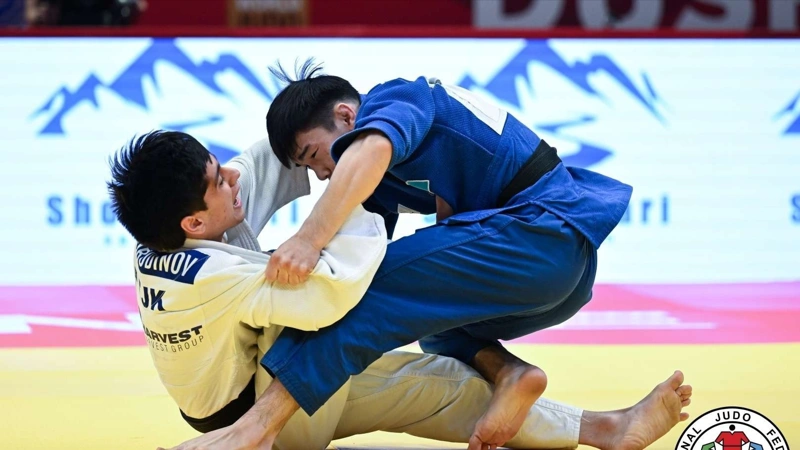 Kazakhstani judoka Nuradil Alzhan claims bronze at Dushanbe Grand Slam