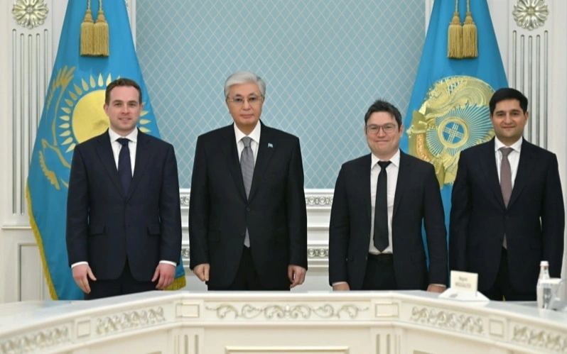 Касым-Жомарт Токаев встретился с вице-президентом по глобальному развитию ИИ-инфраструктуры NVIDIA Николо Мартином Капрезой