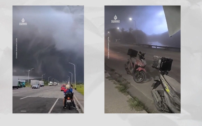 Mayon volcano eruption in Philippines forces evacuations as ash spreads