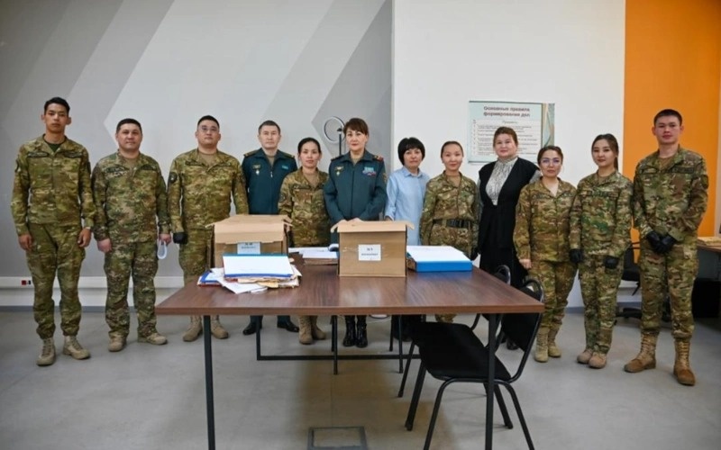 Kazakhstan digitizes wartime conscription records